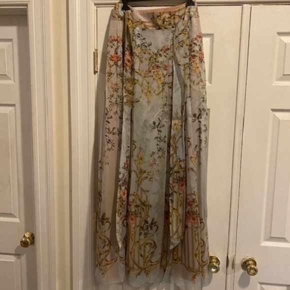 NWT Beautiful Alberta Ferretti Maxi Skirt - Picture 1 of 8